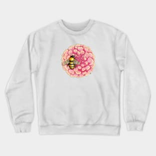 Interdependence IV - Honeybee on Flower Crewneck Sweatshirt